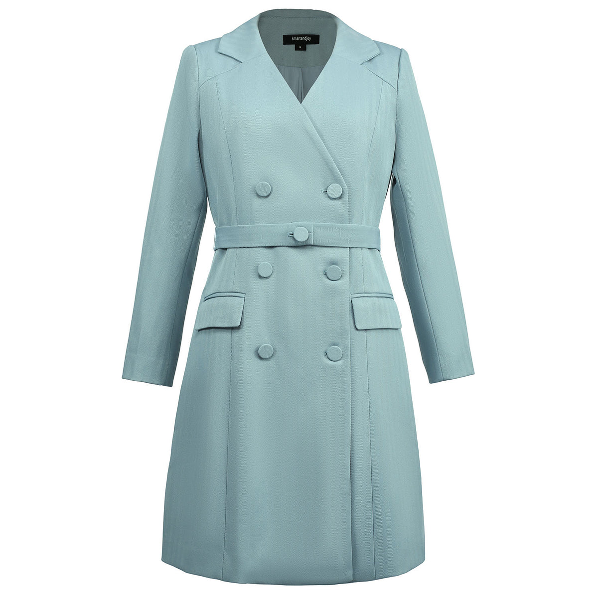 Manteau tailleur à doule boutonnage