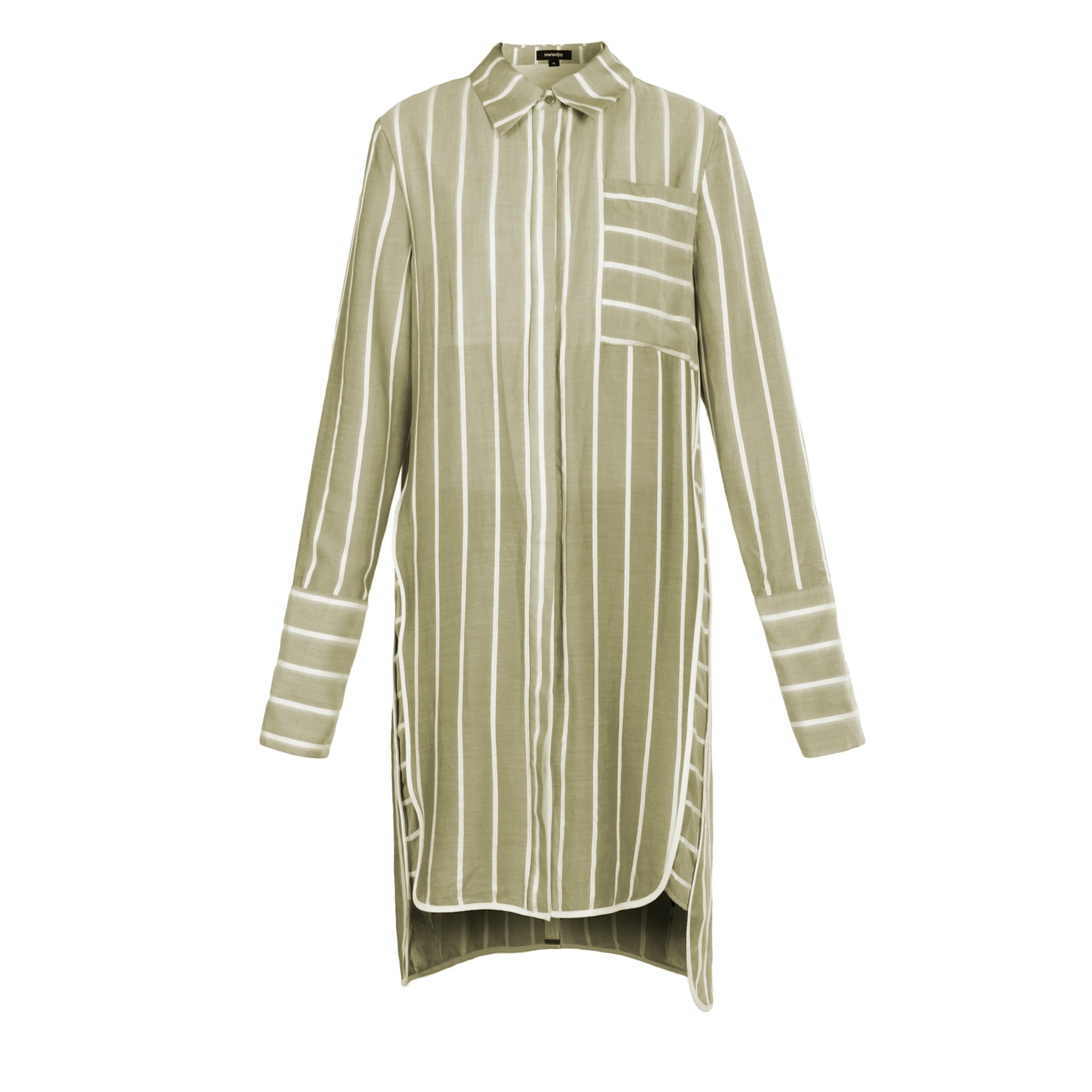 Robe chemise à rayures