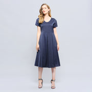 Robe satin patineuse