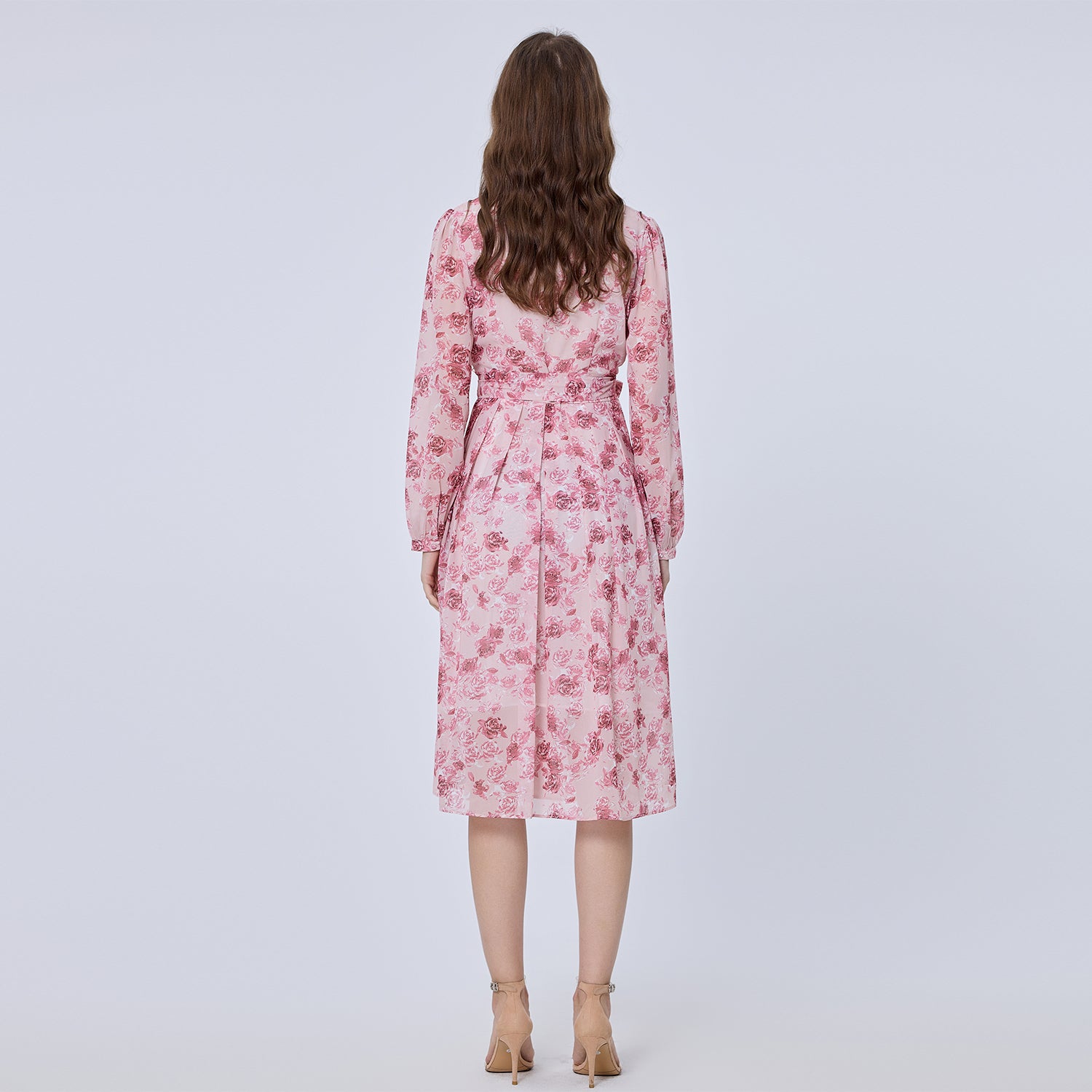 Robe chemise à imprimé floral