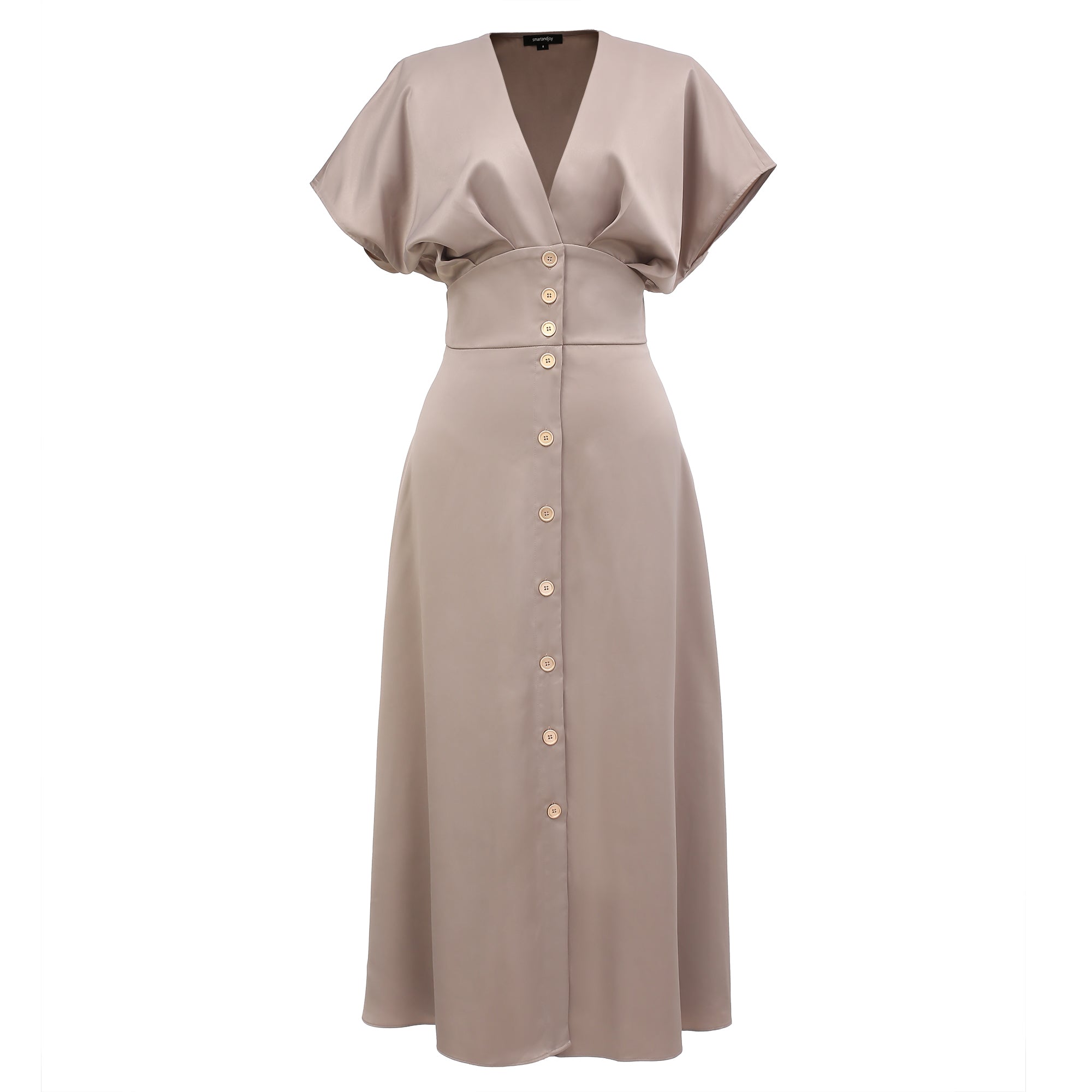 Robe ajustée à décolleté profond