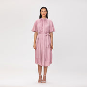 Robe midi plissée avec ceinture - Smart & Joy