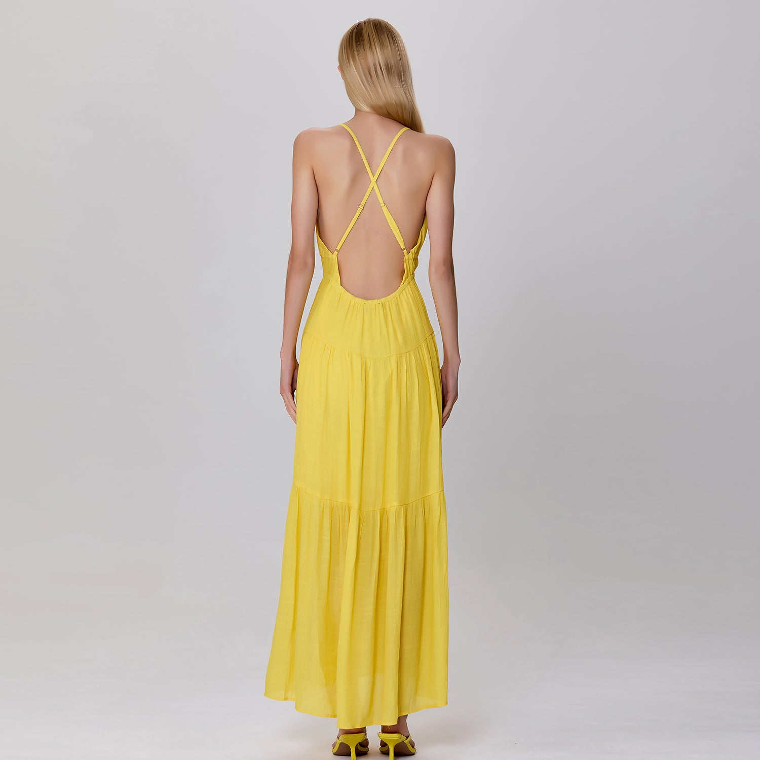 Robe longue d'été à bretelles