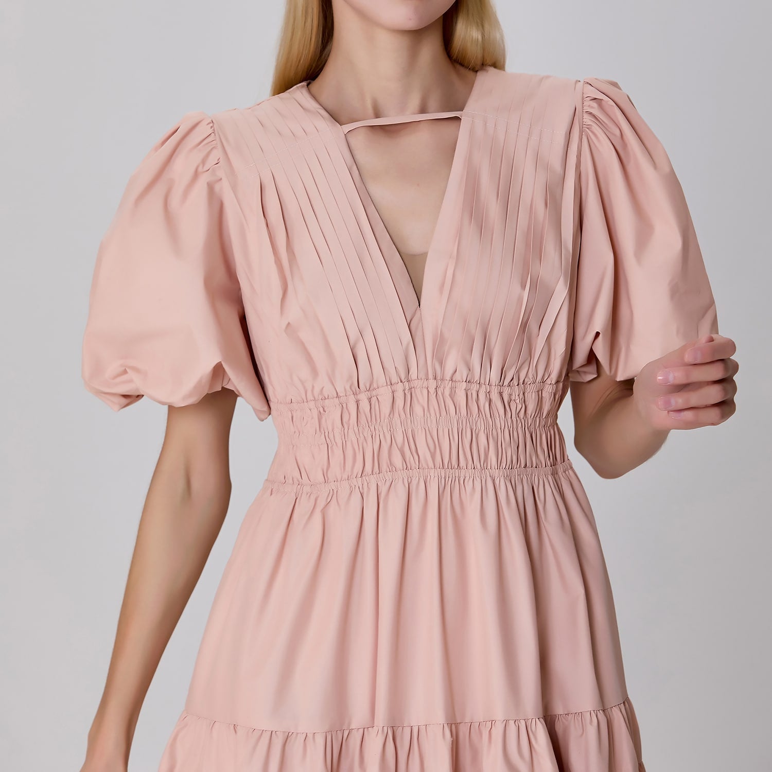 Robe bouffante à volants