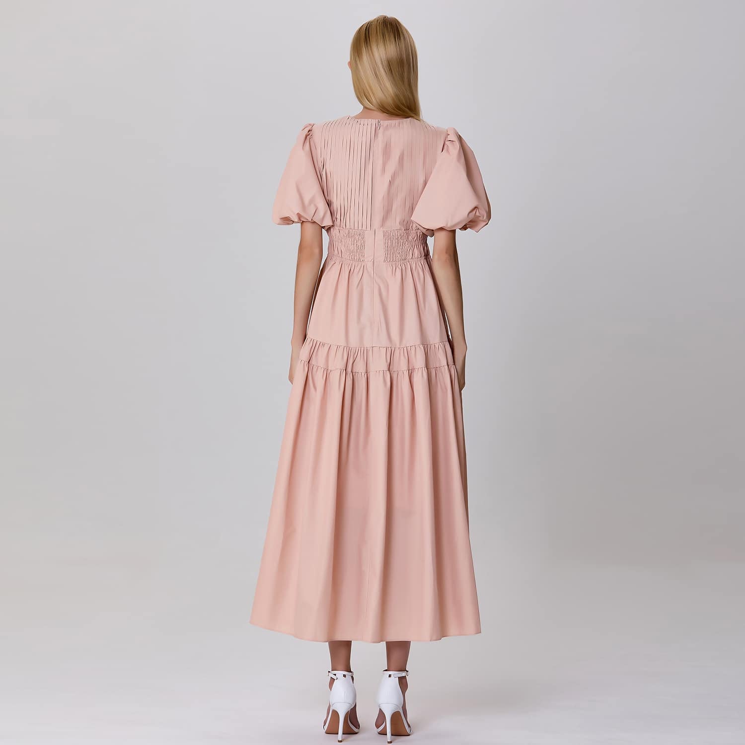 Robe bouffante à volants