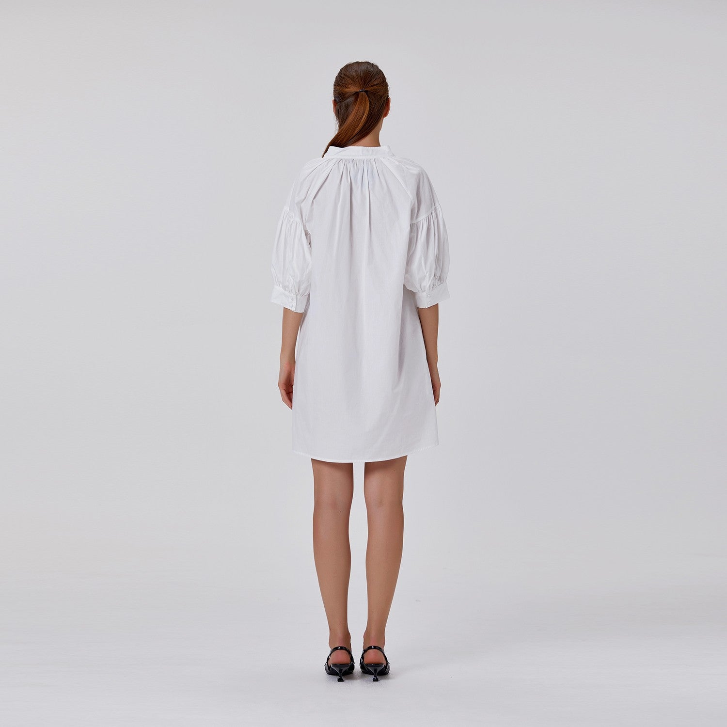 Robe en coton à manches bouffantes - Smart & Joy