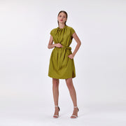 Robe à encolure froncée et ceinture nouée - Smart & Joy