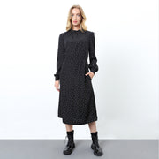 Robe-blouse à imprimé à pois