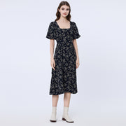 Robe tunique midi imprimée