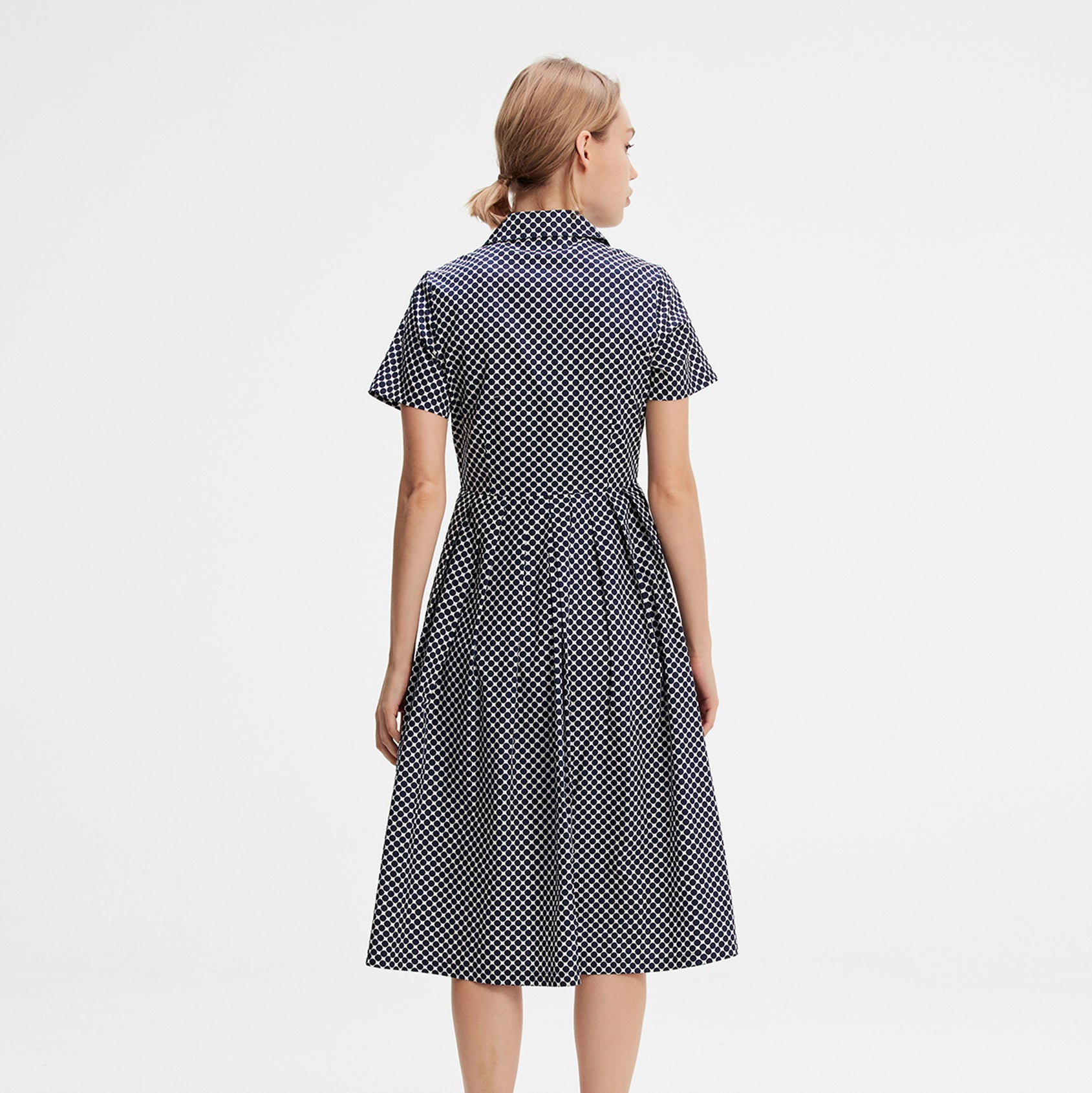 Robe chemise en coton