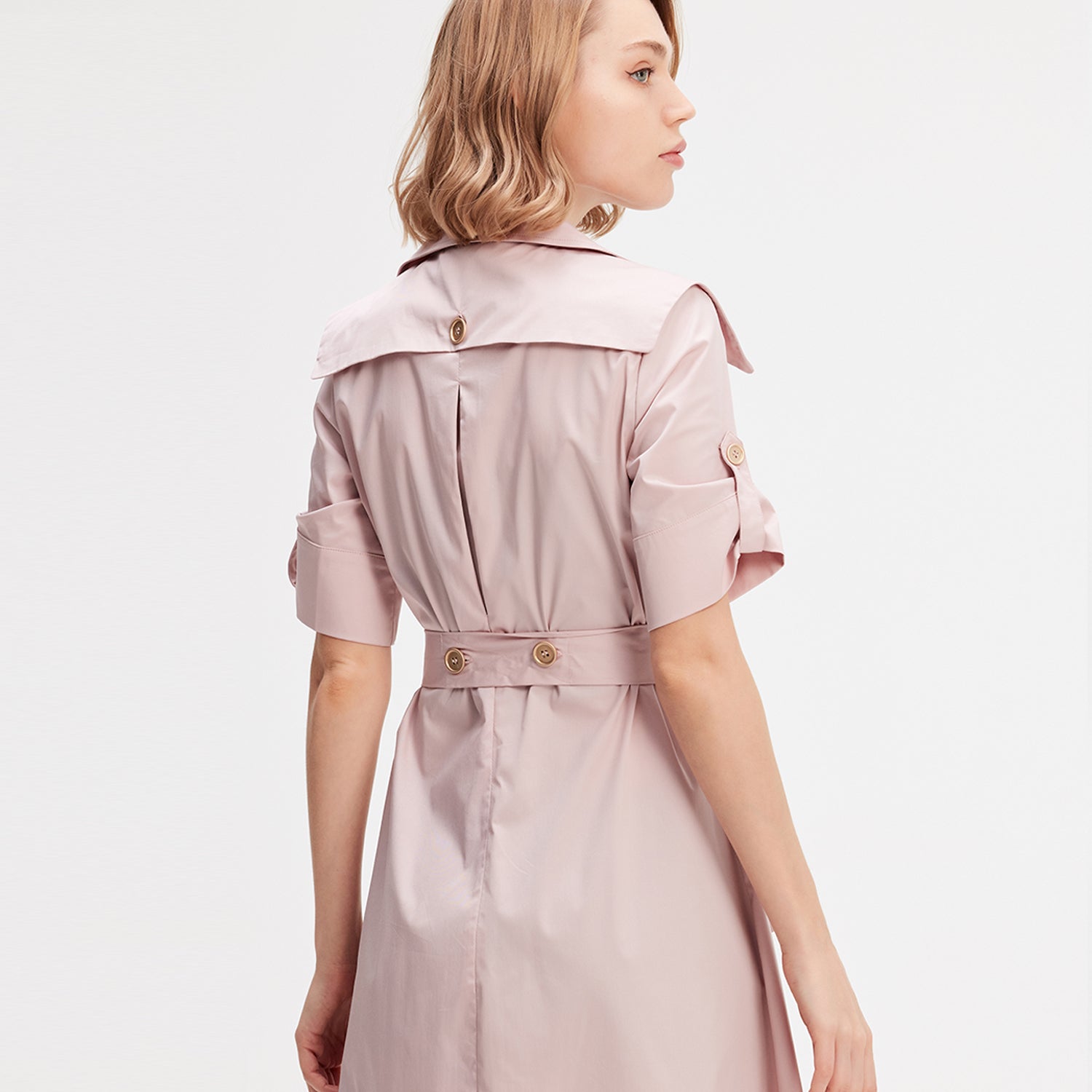 Robe-trench coton