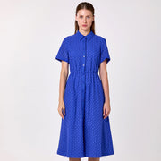 Robe chemise en coton en dentelle anglaise - Smart & Joy
