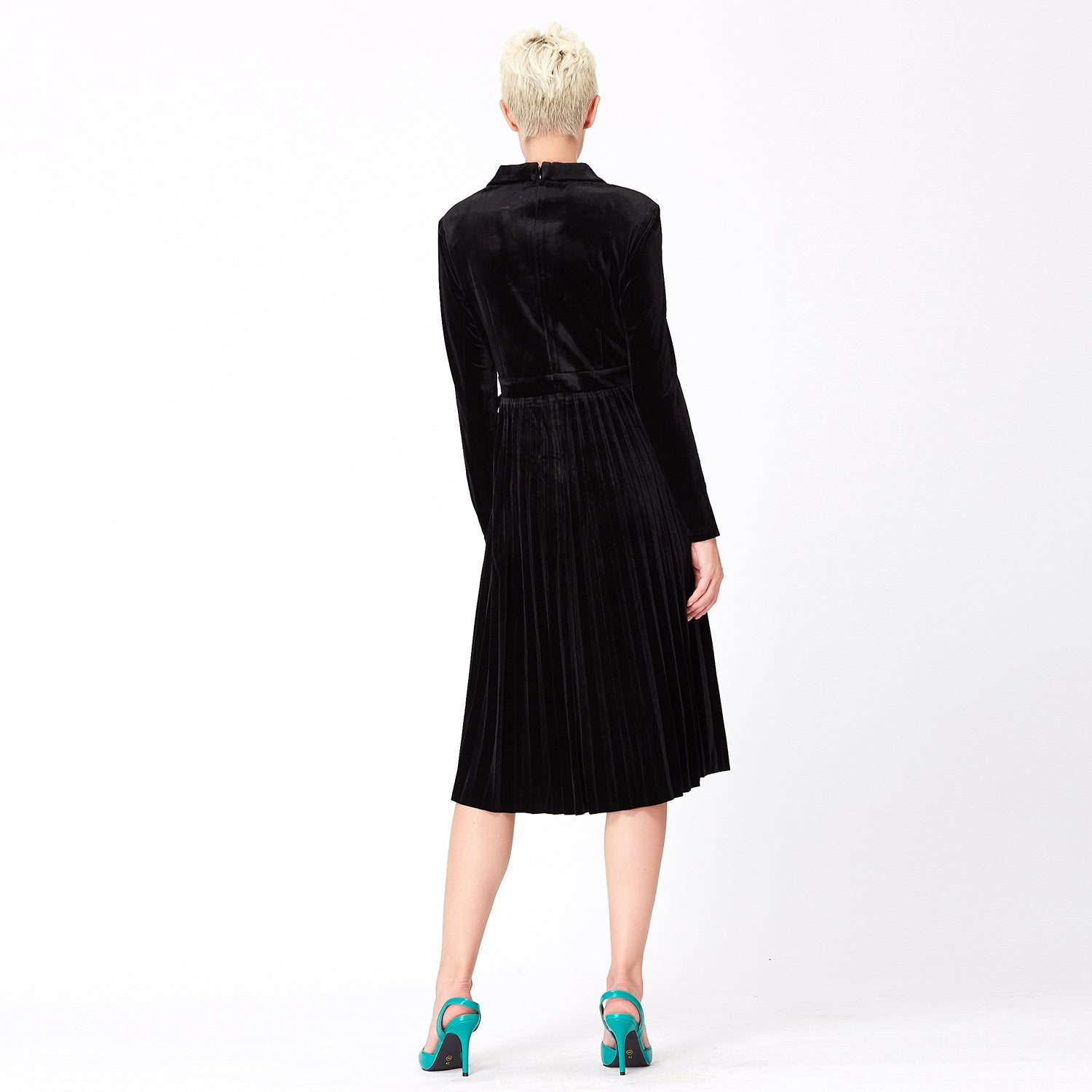 Robe effet portefeuille velours