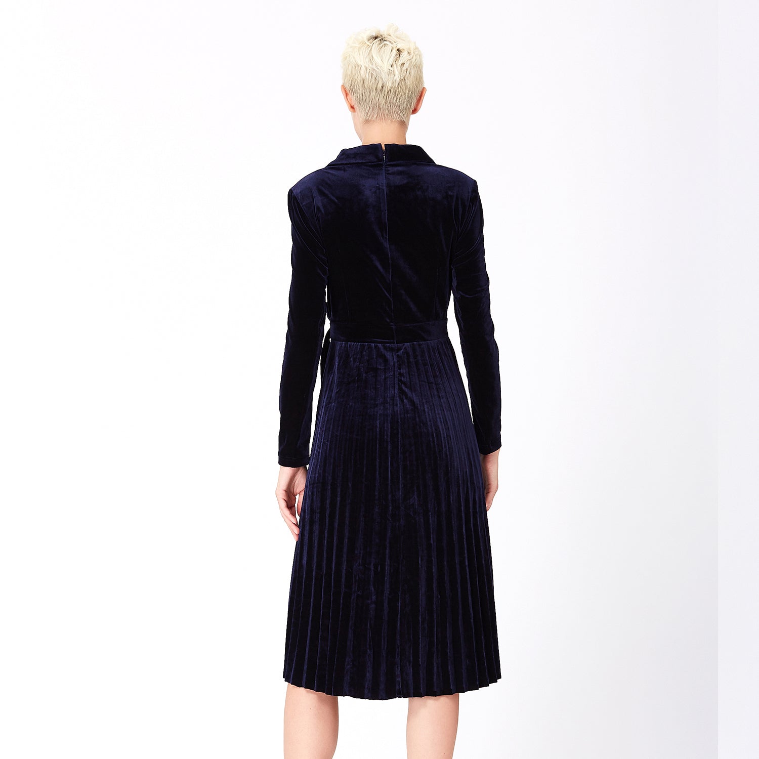 Robe effet portefeuille velours