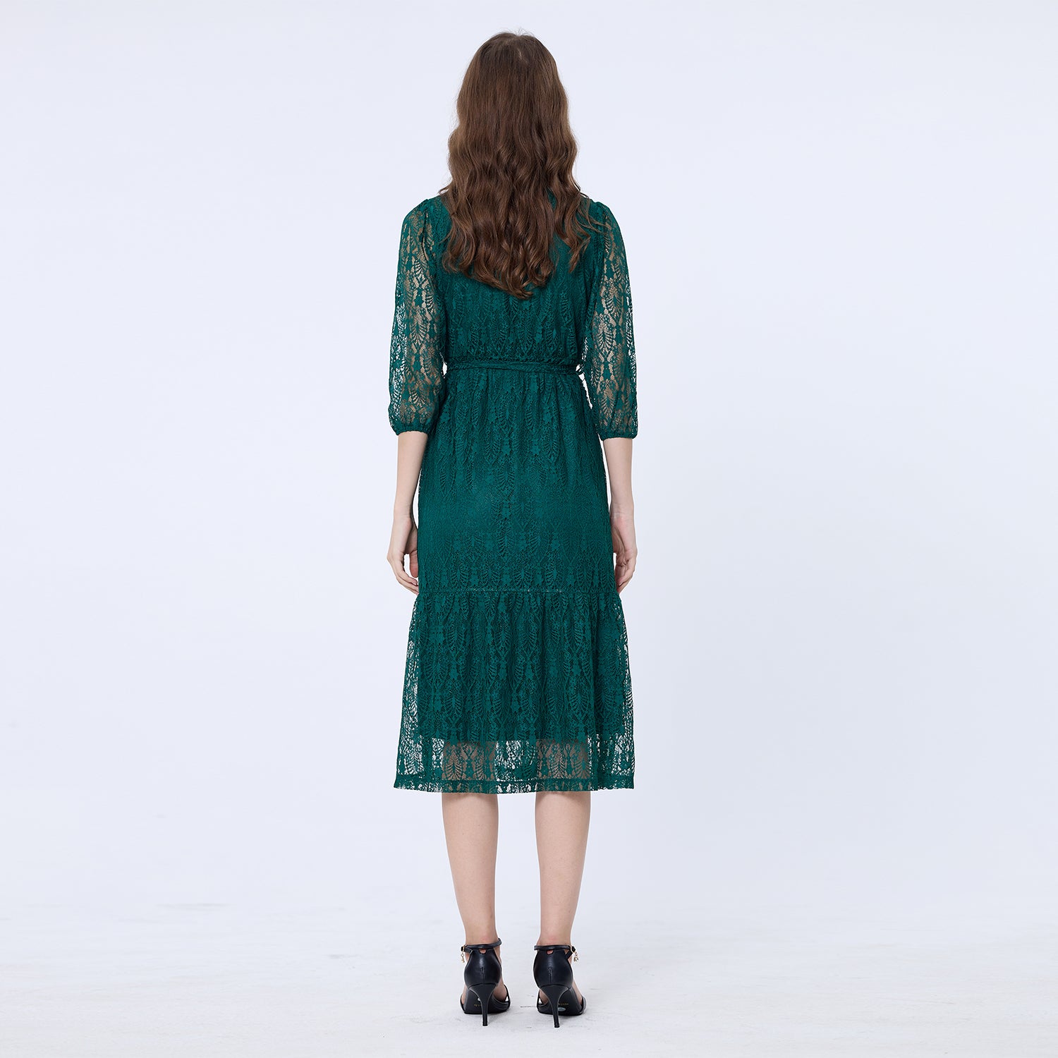 Robe patineuse dentelle