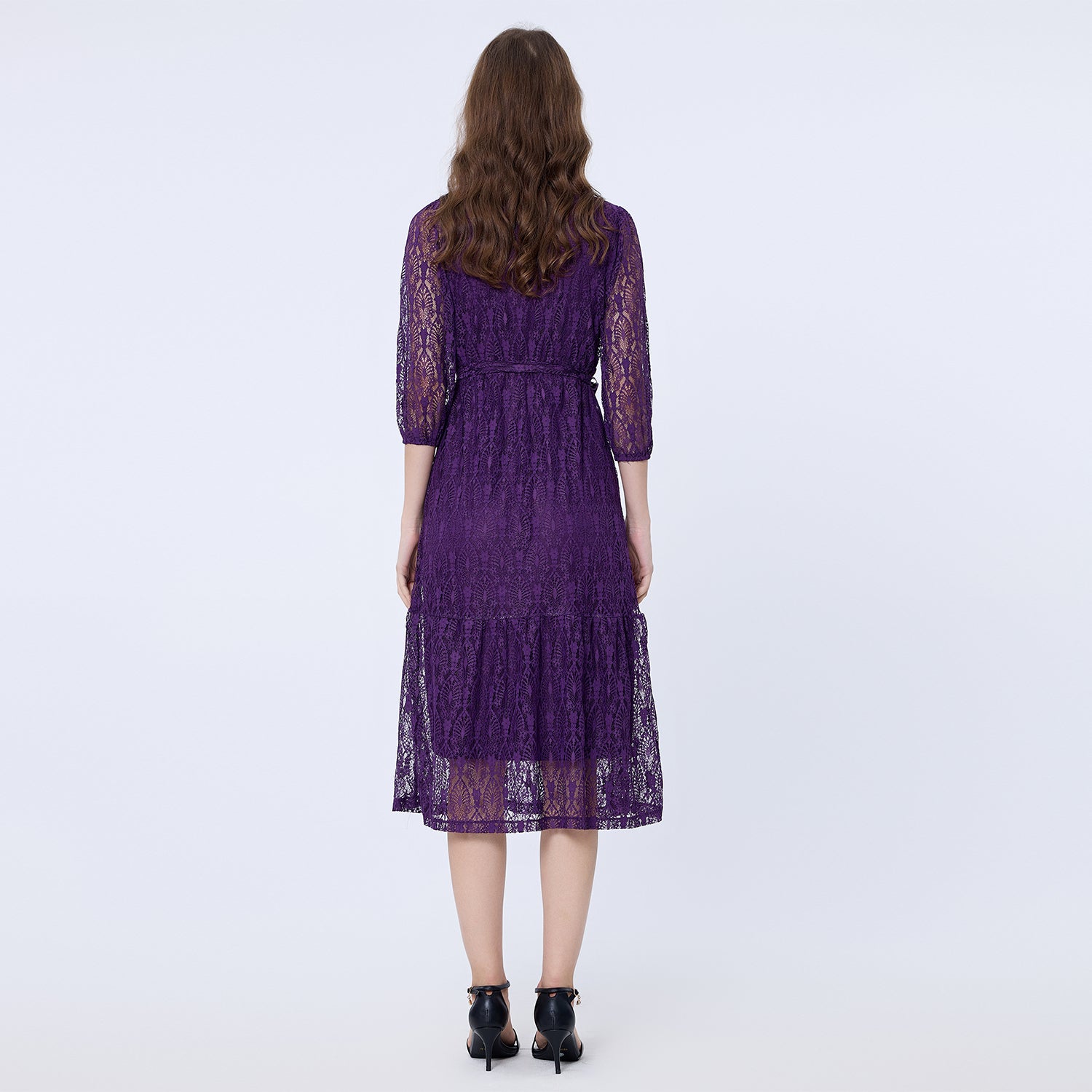 Robe patineuse dentelle