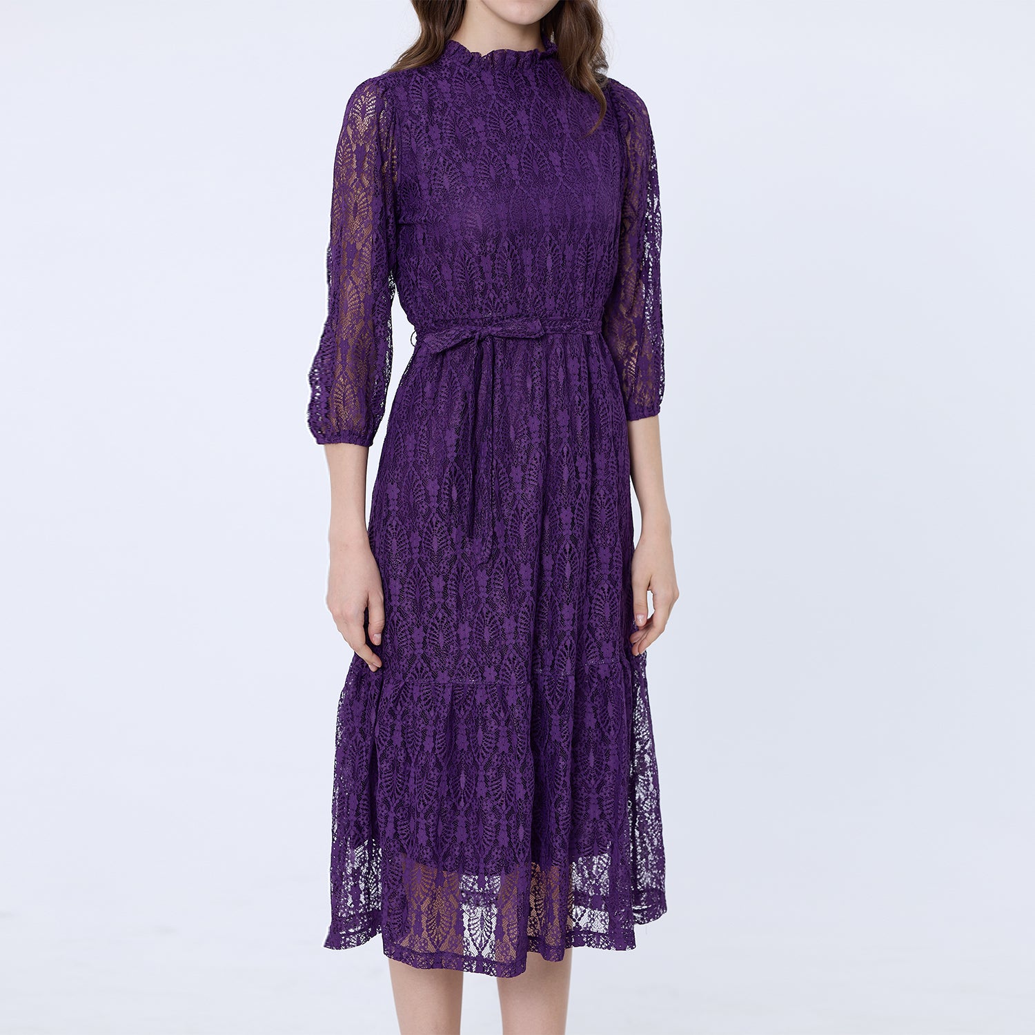 Robe patineuse dentelle