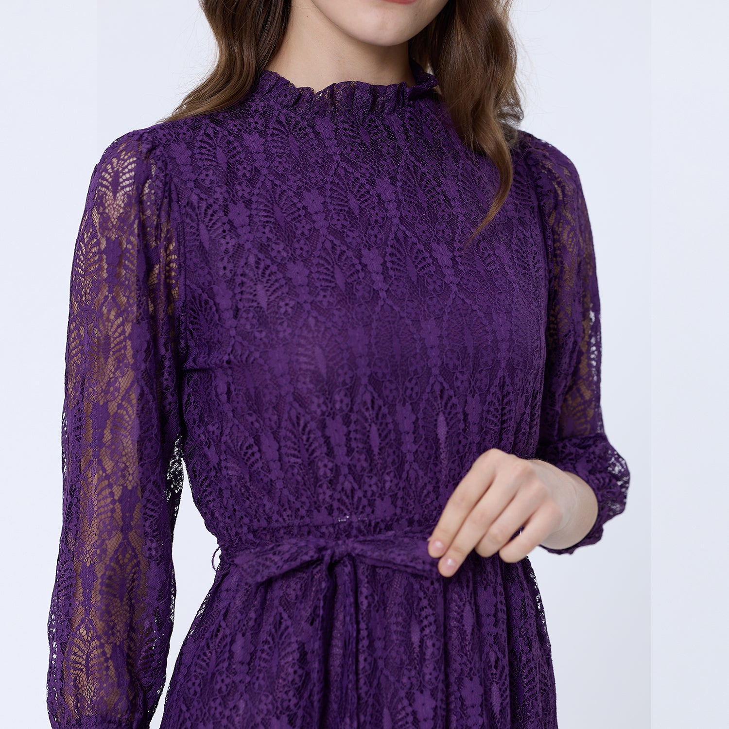 Robe patineuse dentelle