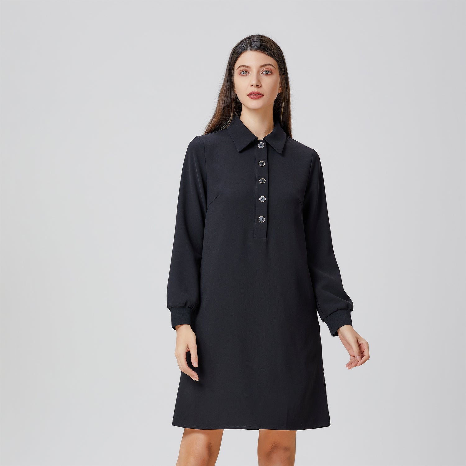 Robe-polo trapèze
