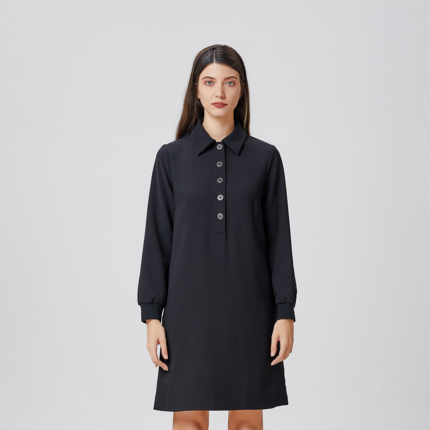 Robe-polo trapèze