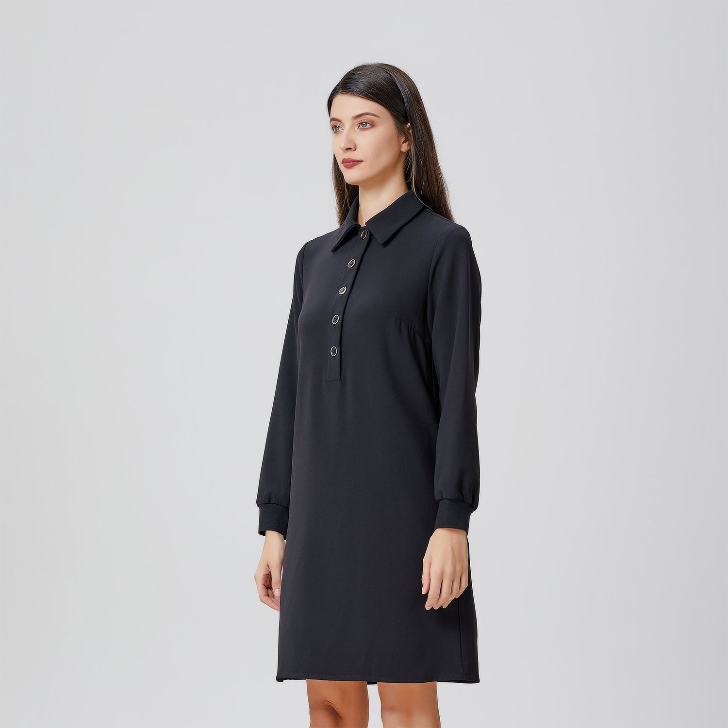 Robe-polo trapèze