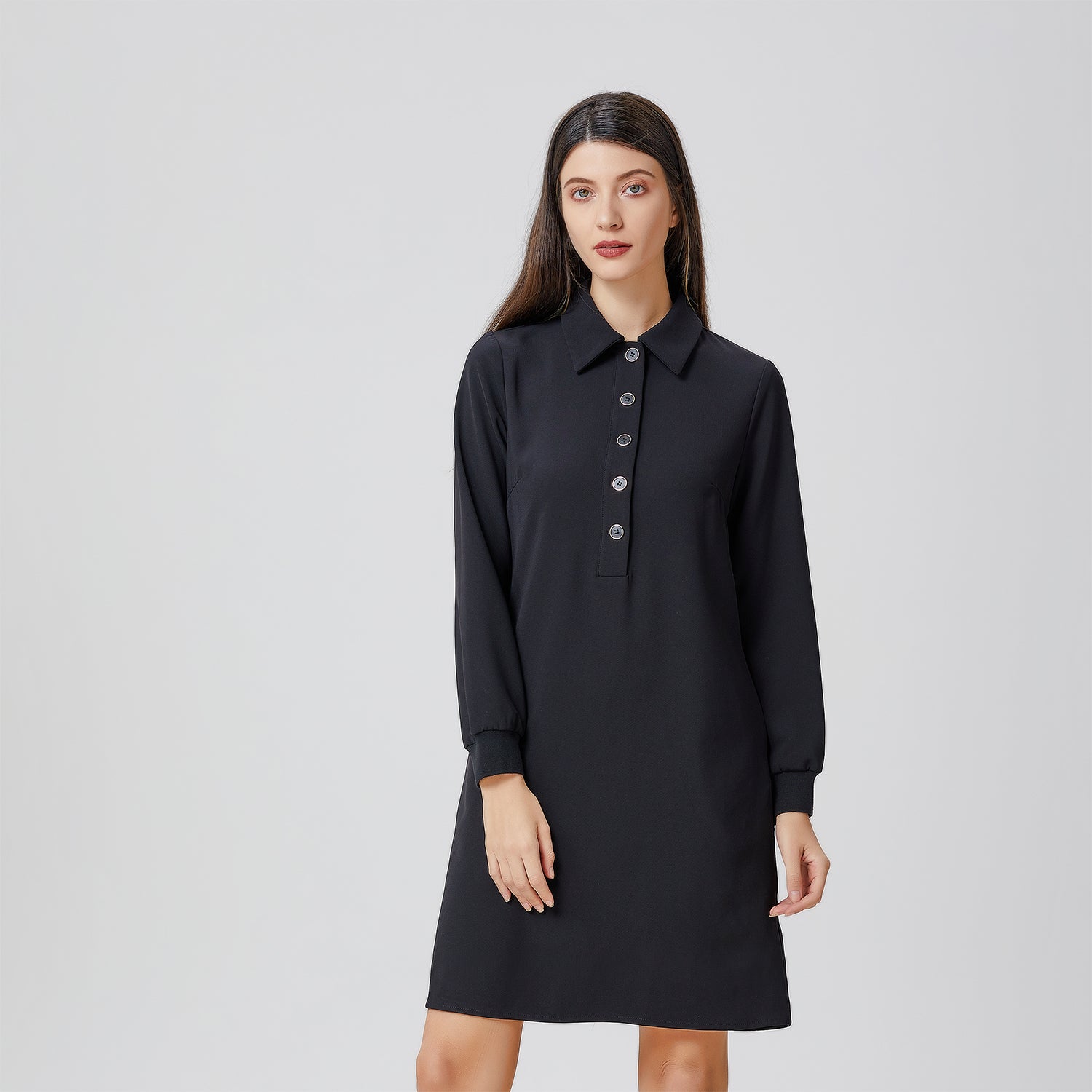 Robe-polo trapèze