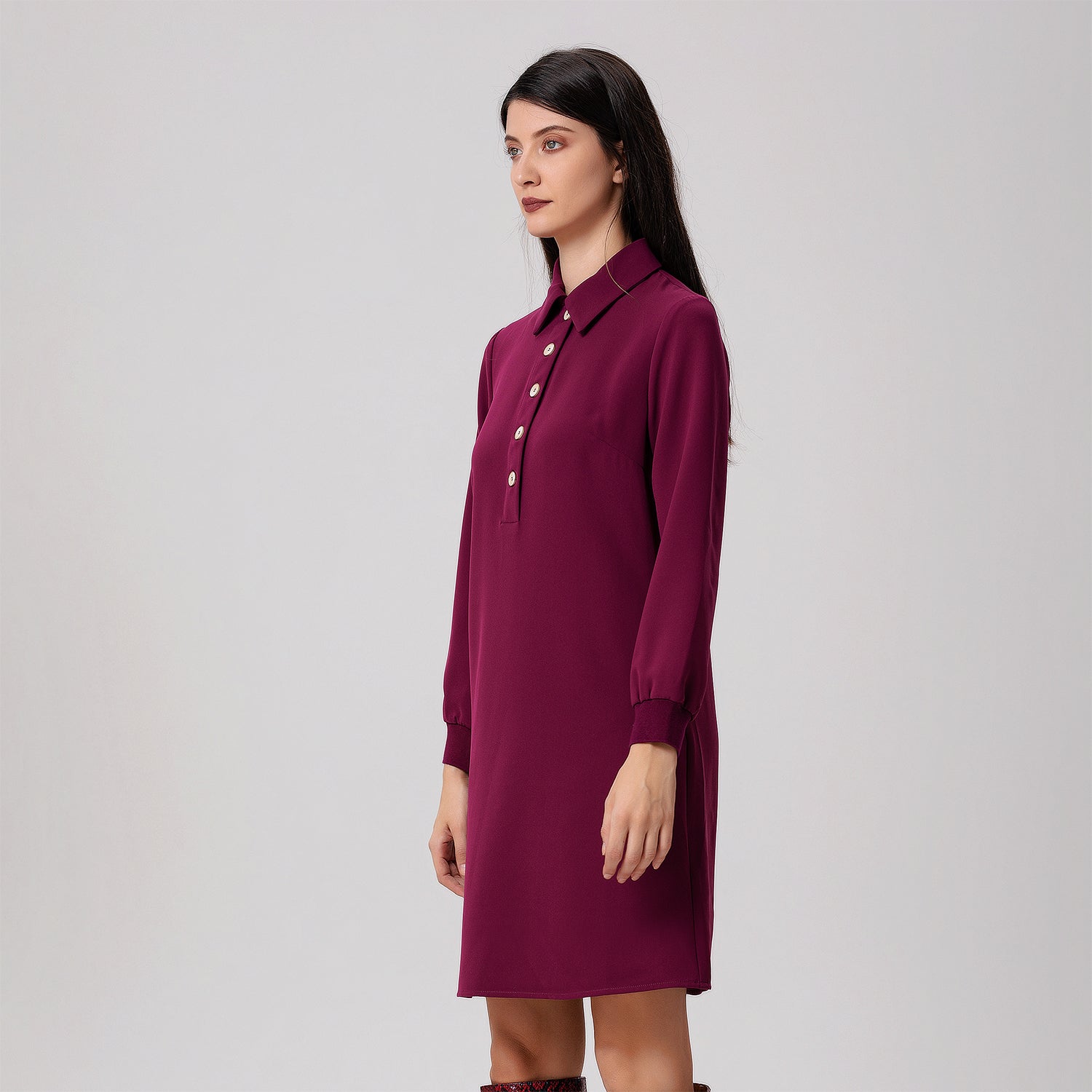 Robe-polo trapèze