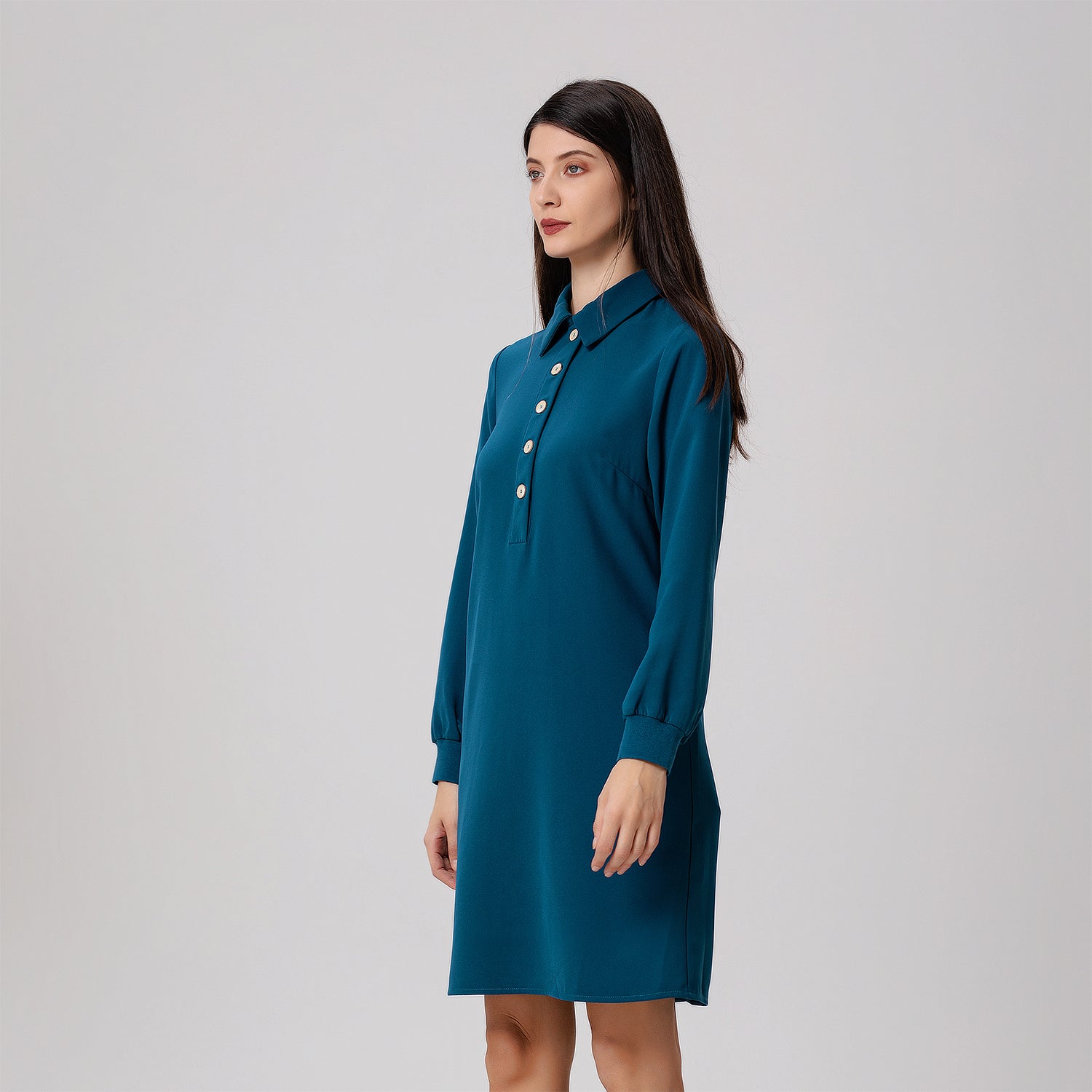 Robe-polo trapèze
