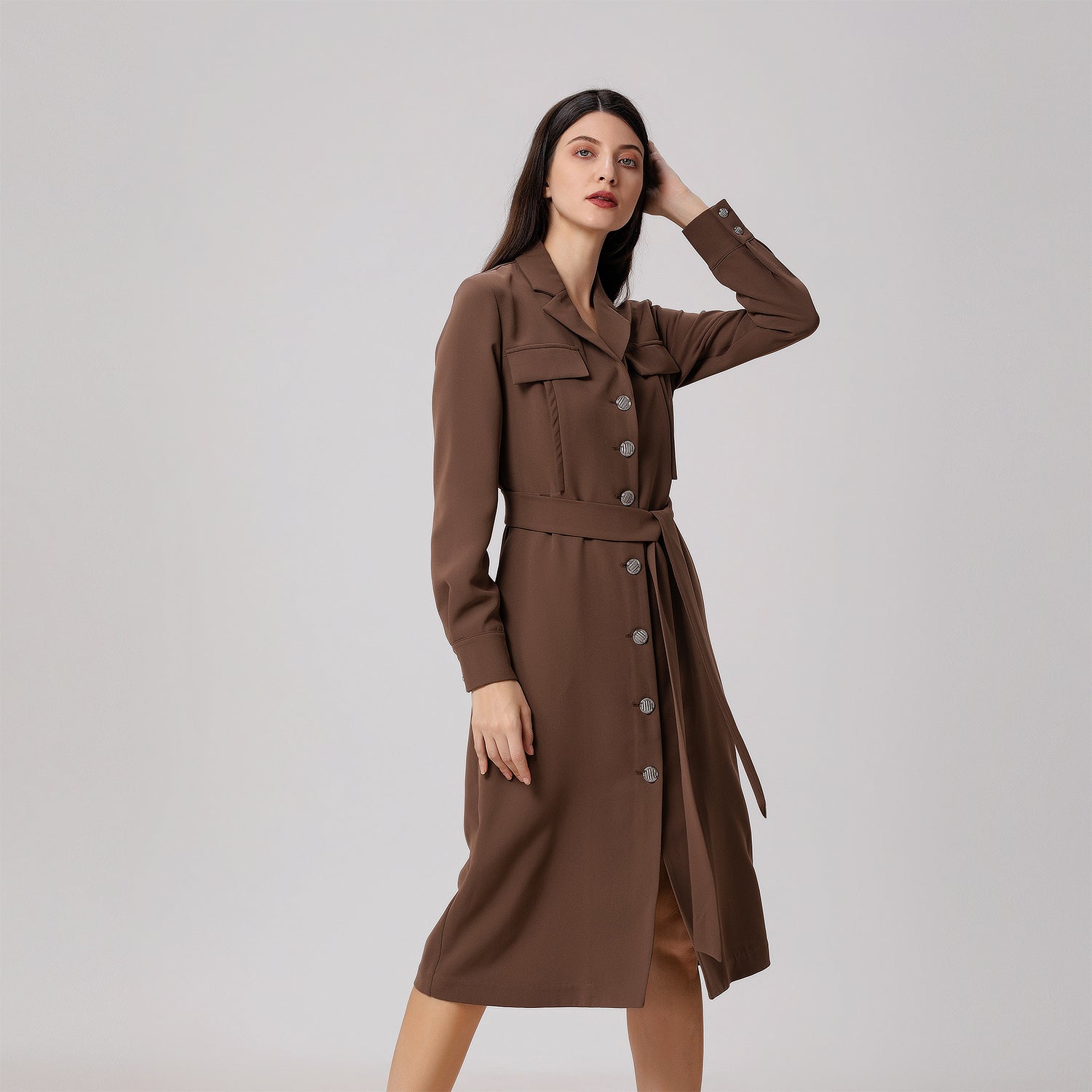 Robe-chemise safari