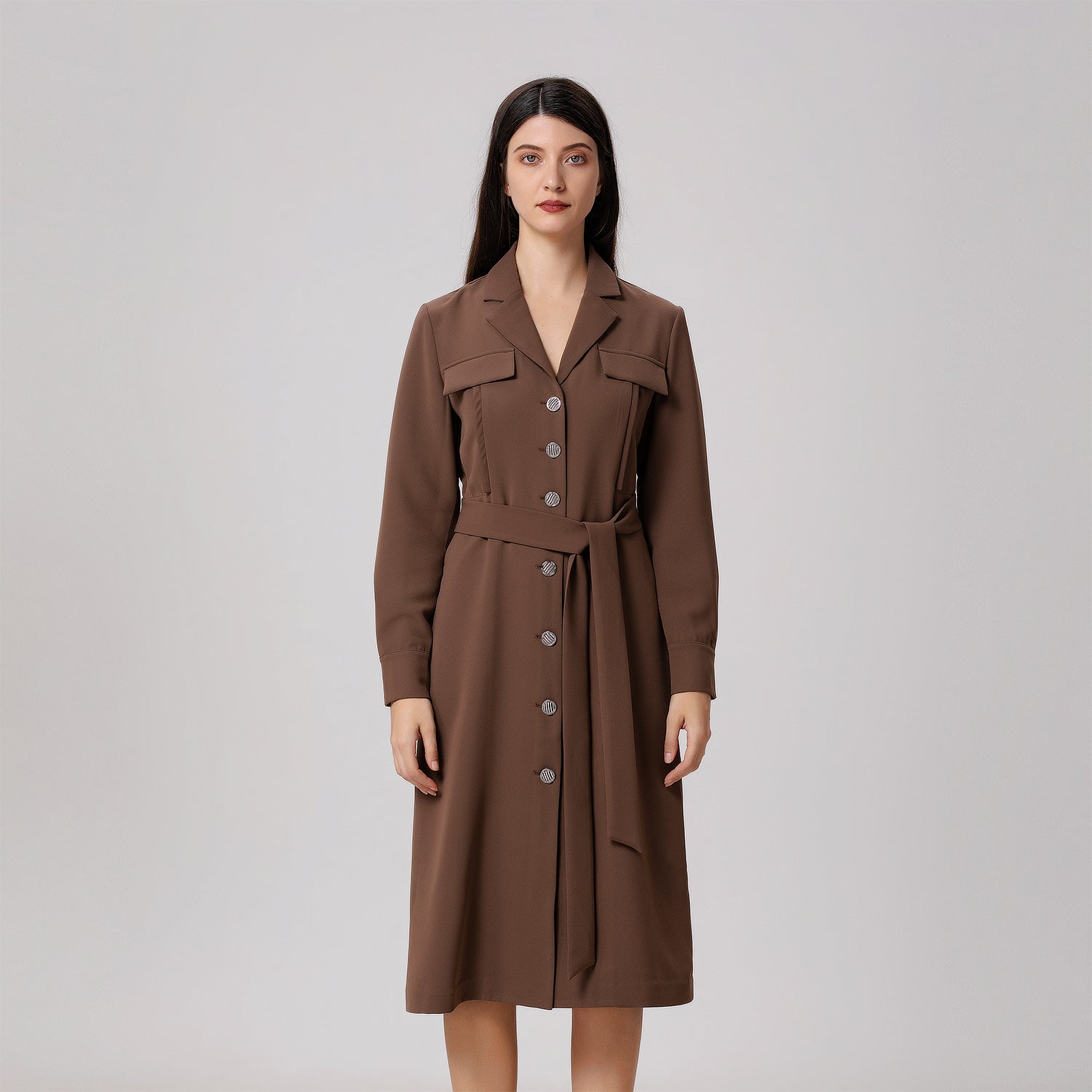 Robe-chemise safari