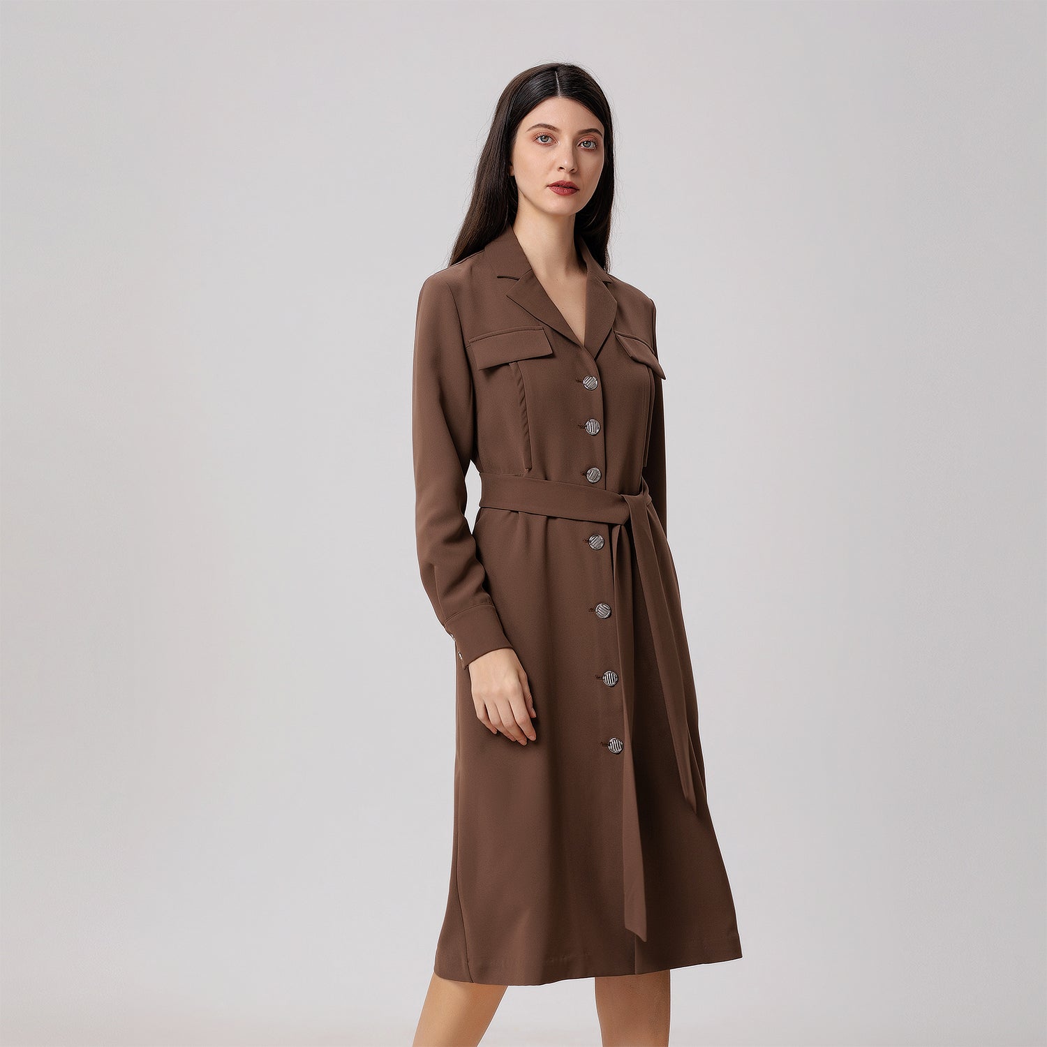 Robe-chemise safari