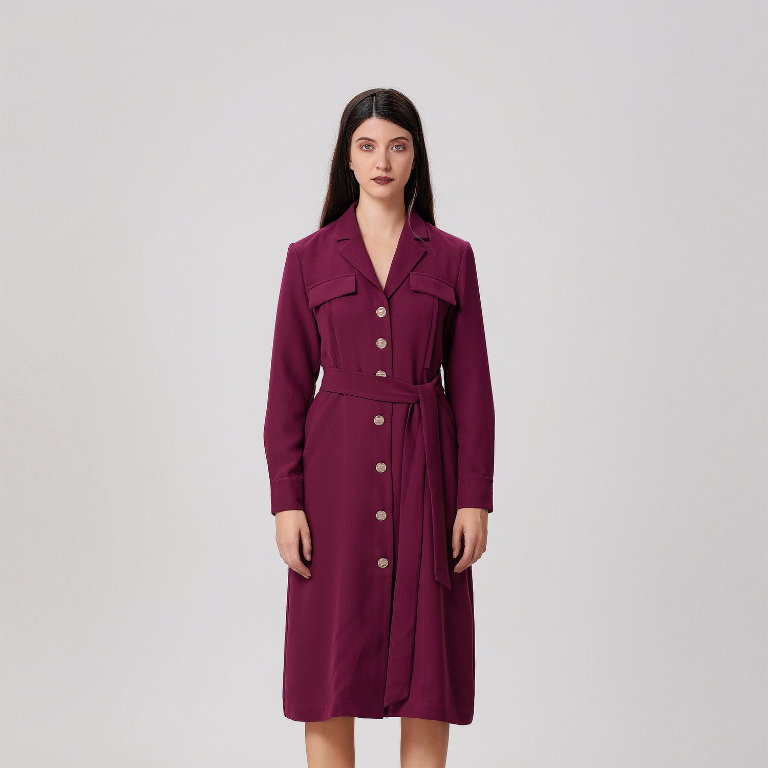 Robe-chemise safari