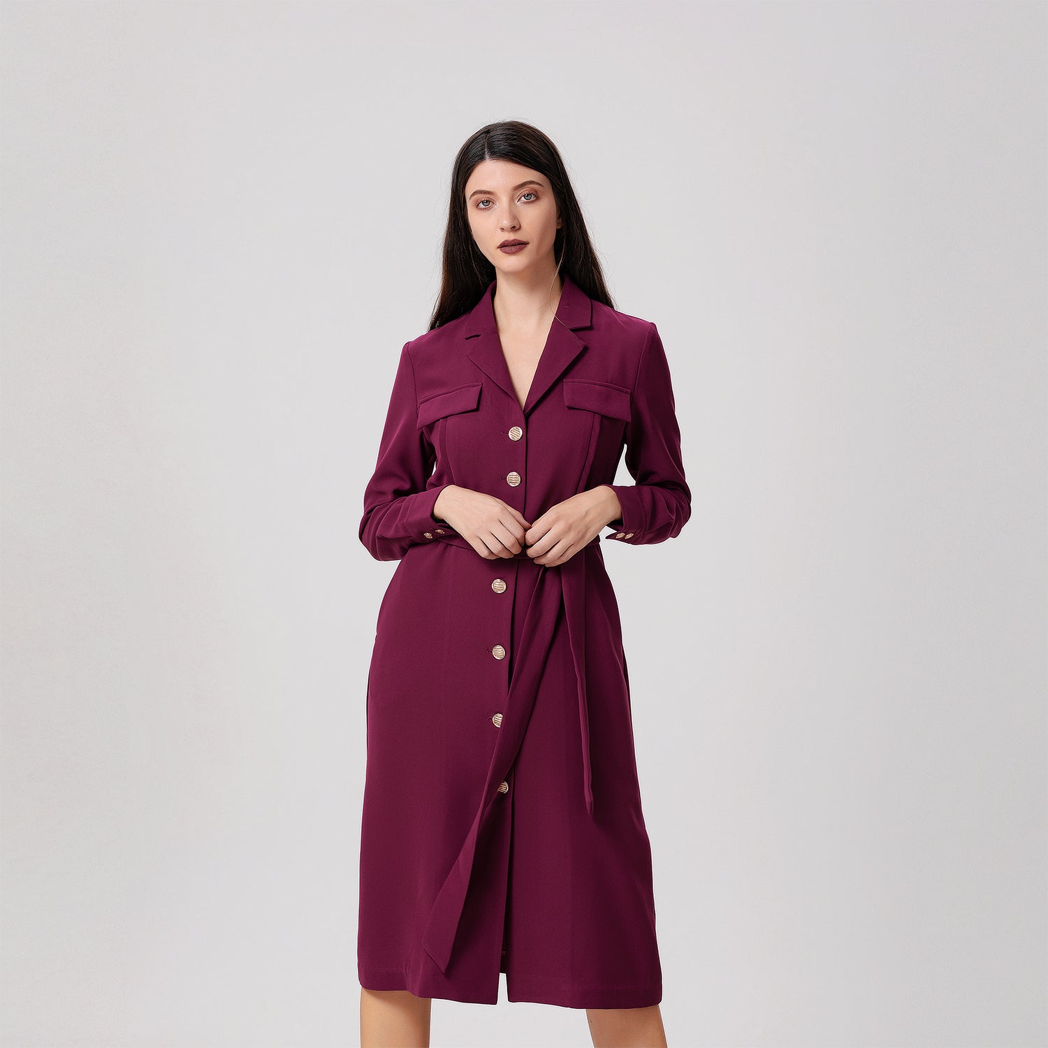 Robe-chemise safari