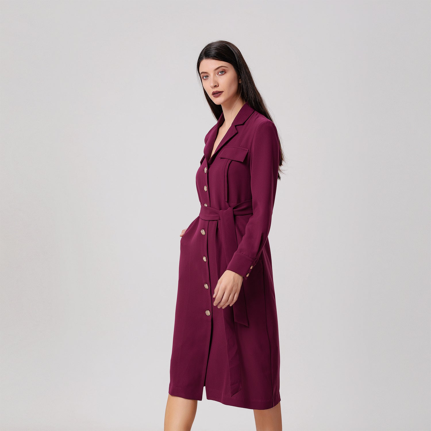 Robe-chemise safari