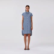 Robe chemise droite à rayures - Smart & Joy