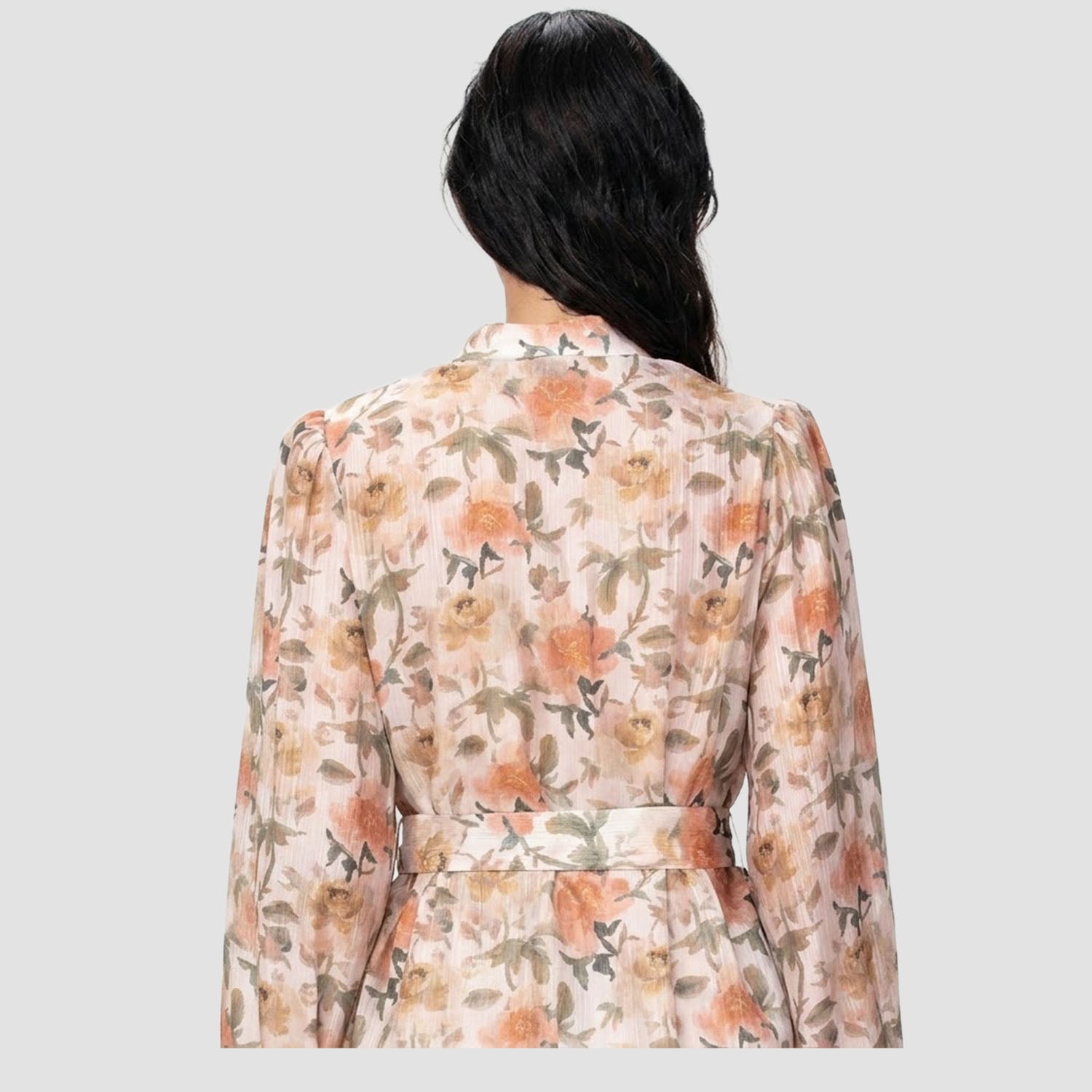 Chemise ceinturée à imprimé fleuri - Smart & Joy